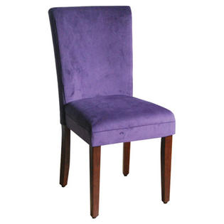 Kinfine Parsons Chair (Set of 2) - Color: Rich Plum Aubergine Kinfine Parsons Chair (Set of 2) - Color: Rich Plum Aubergine