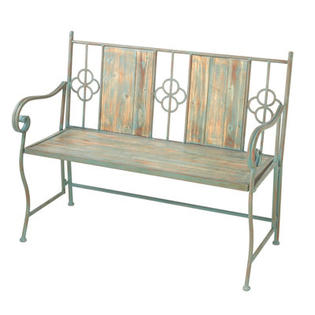 CBK Metal and Wood Park Bench CBK Metal and Wood Park Bench
