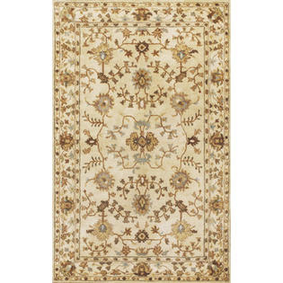 KAS Oriental Rugs Jaipur Ivory Tabriz Rug - Rug Size: 8' x 10'6 KAS Oriental Rugs Jaipur Ivory Tabriz Rug - Rug Size: 8' x 10'6