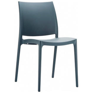 Compamia Maya Dining Side Chair - Finish: Grey (Set of 2) Compamia Maya Dining Side Chair - Finish: Grey (Set of 2)
