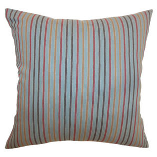 The Pillow Collection Lesly Stripes Cotton Pillow The Pillow Collection Lesly Stripes Cotton Pillow