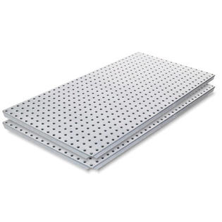 Alligator Board Galvanized Steel Pegboard Panel with Flange Alligator Board Galvanized Steel Pegboard Panel with Flange