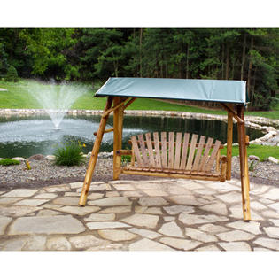 Moon Valley Rustic 5' Canopy for Swing - Color: Sea Gull Gray Moon Valley Rustic 5' Canopy for Swing - Color: Sea Gull Gray