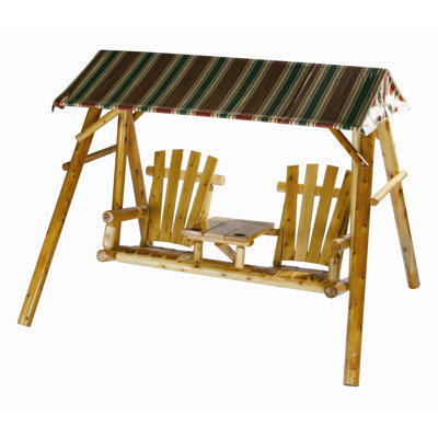Moon Valley Rustic Tete-a-Tete Canopy Only - Fabric: Caribbean Blue Moon Valley Rustic Tete-a-Tete Canopy Only - Fabric: Caribbean Blue