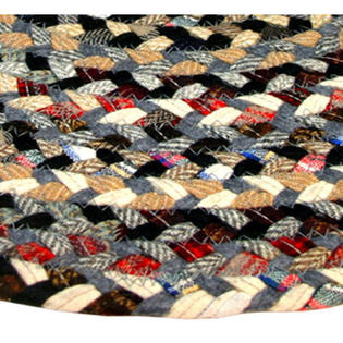 Thorndike Mills Pilgrims Heritage II Gray & Black Multi Runner Rug - Rug Size: Runner 2'3 Thorndike Mills Pilgrims Heritage II Gray & Black Multi Runner Rug - Rug Size: Runner 2'3