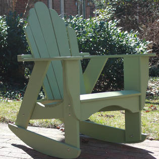 Uwharrie Fanback Rocking Chair - Finish: Coffee Uwharrie Fanback Rocking Chair - Finish: Coffee