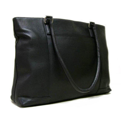 Le Donne Leather Women's Laptop Tote Bag - Color: Black Le Donne Leather Women's Laptop Tote Bag - Color: Black
