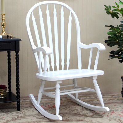 UPC 757973200165 product image for Windsor Rocking Chair Finish: White - 1180-WHT | upcitemdb.com