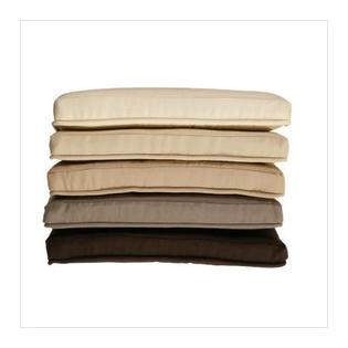 Hospitality Rattan Soho Dining Arm Chair Cushion - Color: Antique Beige Hospitality Rattan Soho Dining Arm Chair Cushion - Color: Antique Beige