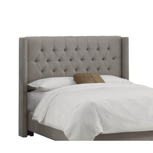 Skyline Furniture Tufted Upholstered Headboard - Size: Queen, Color: Grey Skyline Furniture Tufted Upholstered Headboard - Size: Queen, Color: Grey
