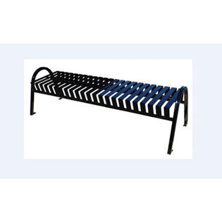 WITT Oakley Metal Picnic Bench - Finish: Green, Slats: Curved, Size: 96 WITT Oakley Metal Picnic Bench - Finish: Green, Slats: Curved, Size: 96