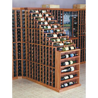 Wine Cellar Designer Series 282 Bottle Wine Rack - Finish: Classic Stained Premium Redwood Wine Cellar Designer Series 282 Bottle Wine Rack - Finish: Classic Stained Premium Redwood