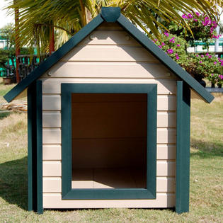 New Age Pet ecoChoice Bunkhouse Style Dog House - Size: Large (34.8 New Age Pet ecoChoice Bunkhouse Style Dog House - Size: Large (34.8