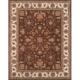 Continental Rug Company Serene Chocolate/Ivory Rug - Rug Size: 7'9 Continental Rug Company Serene Chocolate/Ivory Rug - Rug Size: 7'9
