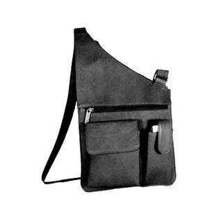 David King Top Zip Opening Cross Body Bag - Color: Black David King Top Zip Opening Cross Body Bag - Color: Black