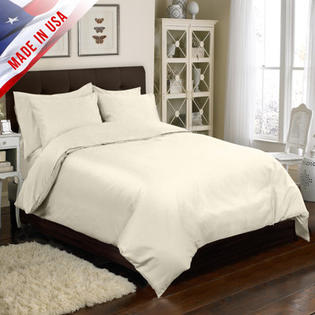 Veratex 6 Piece Duvet Set - Size: King, Color: Ivory Veratex 6 Piece Duvet Set - Size: King, Color: Ivory