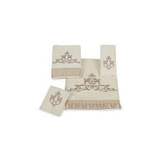 Avanti Linens Monaco 4 Piece Towel Set - Color: Ivory Avanti Linens Monaco 4 Piece Towel Set - Color: Ivory