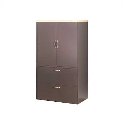 High Point Furniture Quick Ship: Atlas Storage Cabinet - Finish: Natural Maple/Graphite, Pull: Chrome at Sears.com