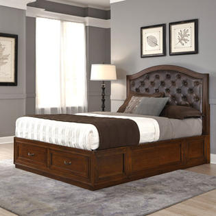 Home Styles Duet Platform Bed - Size: Queen, Color: Brown Home Styles Duet Platform Bed - Size: Queen, Color: Brown