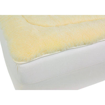 Sleep & Dreams Herington All-Natural 400 GSM Micraloft Australian Wool Mattress Pad - Size: King Sleep & Dreams Herington All-Natural 400 GSM Micraloft Australian Wool Mattress Pad - Size: King