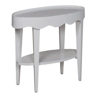 Article 24 Scallop End Table - Finish: Young Grass Article 24 Scallop End Table - Finish: Young Grass