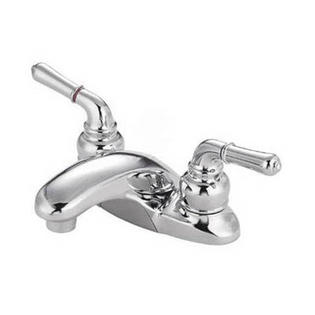Elements of Design Magellan Centerset Bathroom Faucet with Double Lever Handles - Finish: Satin Nickel/Polished Brass, Drain: With Pop Up Drain Elements of Design Magellan Centerset Bathroom Faucet with Double Lever Handles - Finish: Satin Nickel/Polished Brass, Drain: With Pop Up Drain