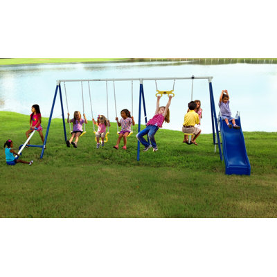UPC 047672421221 product image for Fun Time Again Swing Set - 42122T | upcitemdb.com