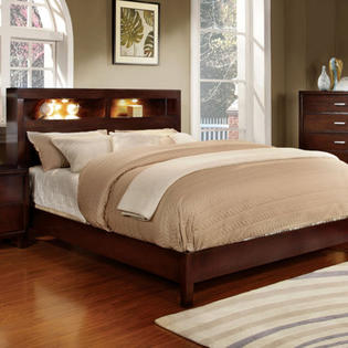 Hokku Designs Vivaldo Platform Bed - Size: California King, Finish: Brown Cherry Hokku Designs Vivaldo Platform Bed - Size: California King, Finish: Brown Cherry