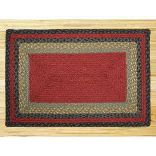 EarthRugs Burgundy/Olive Rug - Rug Size: Rectangle Runner 2' x 8' EarthRugs Burgundy/Olive Rug - Rug Size: Rectangle Runner 2' x 8'
