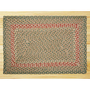 EarthRugs Green/Burgundy Rug - Rug Size: Rectangle Runner 2' x 8' EarthRugs Green/Burgundy Rug - Rug Size: Rectangle Runner 2' x 8'