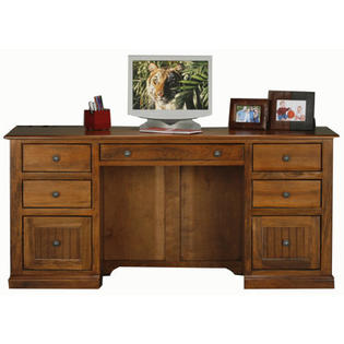 Eagle Furniture Manufacturing Coastal Computer Desk with Double Pedestal - Finish: Soft White Eagle Furniture Manufacturing Coastal Computer Desk with Double Pedestal - Finish: Soft White