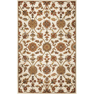 KAS Oriental Rugs Sonal Ivory Allover Tabriz Rug - Rug Size: 3'3 KAS Oriental Rugs Sonal Ivory Allover Tabriz Rug - Rug Size: 3'3