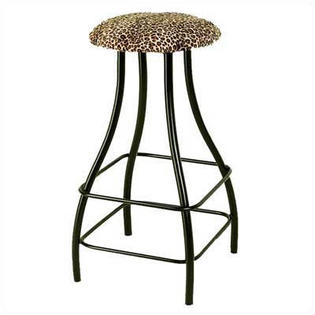 Grace Contempo Swivel Bar Stool - Base Finish: Satin Black, Upholstery: Black Levante Grace Contempo Swivel Bar Stool - Base Finish: Satin Black, Upholstery: Black Levante