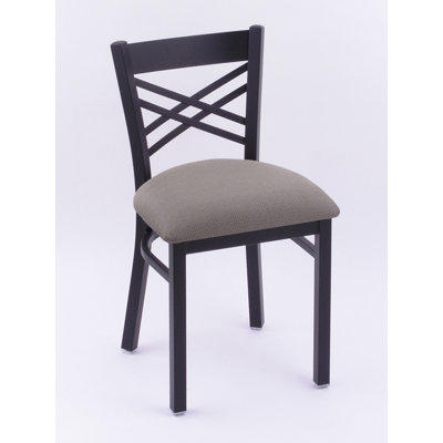 Holland Bar Stool Catalina Side Chair - Casters: No, Finish: Brushed Stainless, Upholstery: Wood - Natural Maple Holland Bar Stool Catalina Side Chair - Casters: No, Finish: Brushed Stainless, Upholstery: Wood - Natural Maple