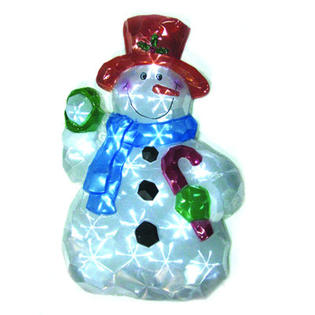 Brite Star LED Icy Snowman Lawn Silhouette Christmas Decoration Brite Star LED Icy Snowman Lawn Silhouette Christmas Decoration