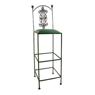 Grace Bar Stool - Base Finish: Sand, Upholstery: Black Levante Grace Bar Stool - Base Finish: Sand, Upholstery: Black Levante