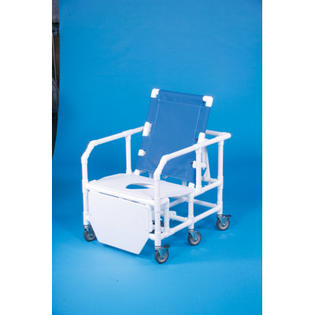 Innovative Products Unlimited Bariatric Reclining Shower Chair - Mesh Backrest Color: Forest Green Innovative Products Unlimited Bariatric Reclining Shower Chair - Mesh Backrest Color: Forest Green