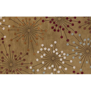 Surya Naya Gold Geometric Rug - Rug Size: 3'3 Surya Naya Gold Geometric Rug - Rug Size: 3'3