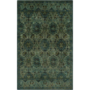 Surya Mykonos Teal Rug - Rug Size: 5' x 8' Surya Mykonos Teal Rug - Rug Size: 5' x 8'
