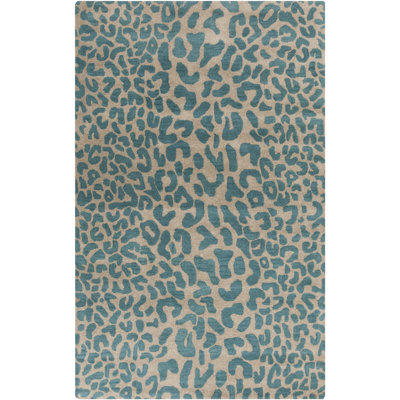 Surya Athena Teal Rug - Rug Size: Square 6' x 6' Surya Athena Teal Rug - Rug Size: Square 6' x 6'