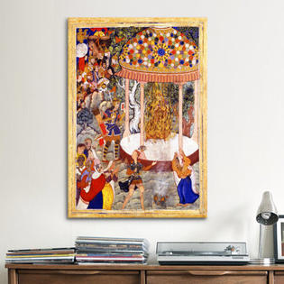 iCanvasART Islamic Hamza Burns Zarthusts Chest from the Hamza-nama Painting Print on Canvas - Size: 18 iCanvasART Islamic Hamza Burns Zarthusts Chest from the Hamza-nama Painting Print on Canvas - Size: 18