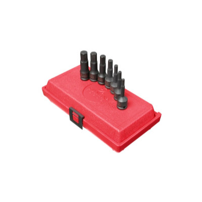 Sunex 3/8'' Dr. 7Pc. Sae Impact Hex Driver Set
