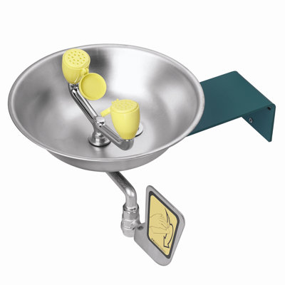 Speakman Eyesaver Wall Mounted Eye / Face Wash with Stainless Steel Bowl, Dual Spray Heads, Flip Top Dust Covers at Sears.com