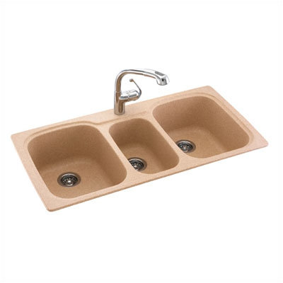 Swanstone Classics Triple Bowl Kitchen Sink - Finish: Prairie at Sears.com