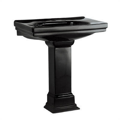 Foremost Structure Bathroom Pedestal Sink in Black at Sears.com