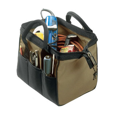 CUSTOM LEATHERCRAFT 12" 23 Pocket Standard BigMouth Tool Bag 1161 at Sears.com