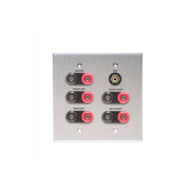 Comprehensive Wallplate with 5 Binding Posts and 1 RCA Connector - Type: Solder at Sears.com
