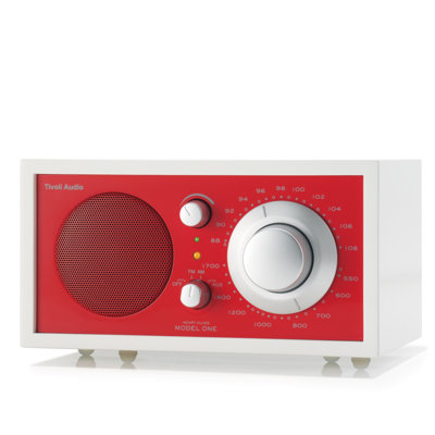UPC 831623000920 product image for Model One Radio - Color: Frost White / Ember Red | upcitemdb.com
