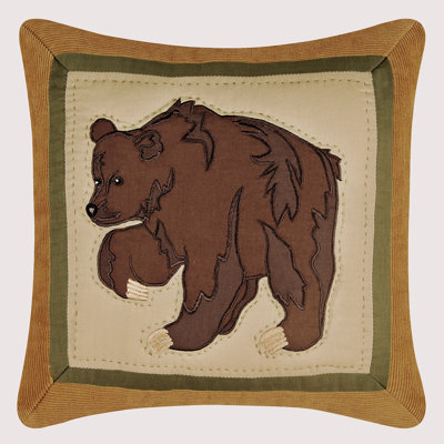 UPC 008246256106 product image for Big Sky Bear Quilt Pillow | upcitemdb.com