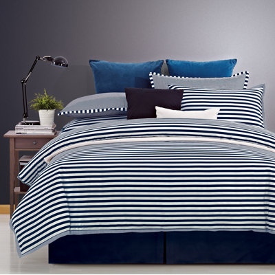 UPC 855031119258 product image for 300 Thread Count Cotton Keystone Duvet Cover Set - King/California King | upcitemdb.com